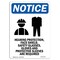 Signmission OSHA Notice Sign, Hearing Protection With Symbol, 24in X 18in Decal, 18" W, 24" H, Portrait OS-NS-D-1824-V-13437 - alternate 1